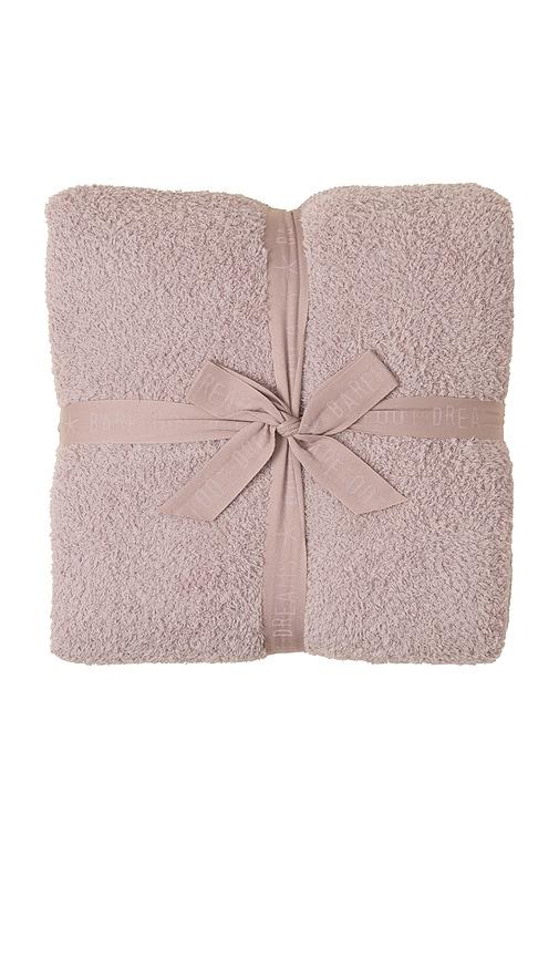 barefoot dreams cozychic sleeping bag in rose.