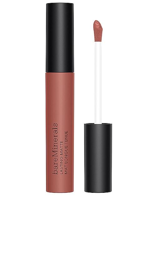 bareminerals mineralist lasting matte liquid lipstick in brave.