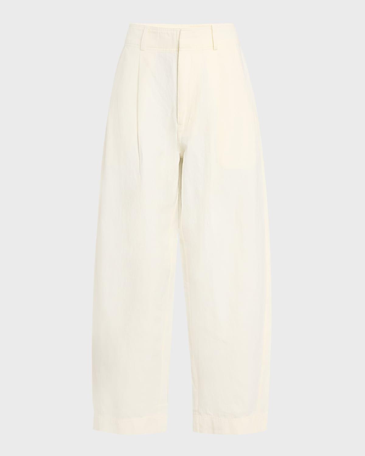 bari cropped wide-leg pants