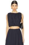 bari poplin top