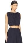 bari poplin top