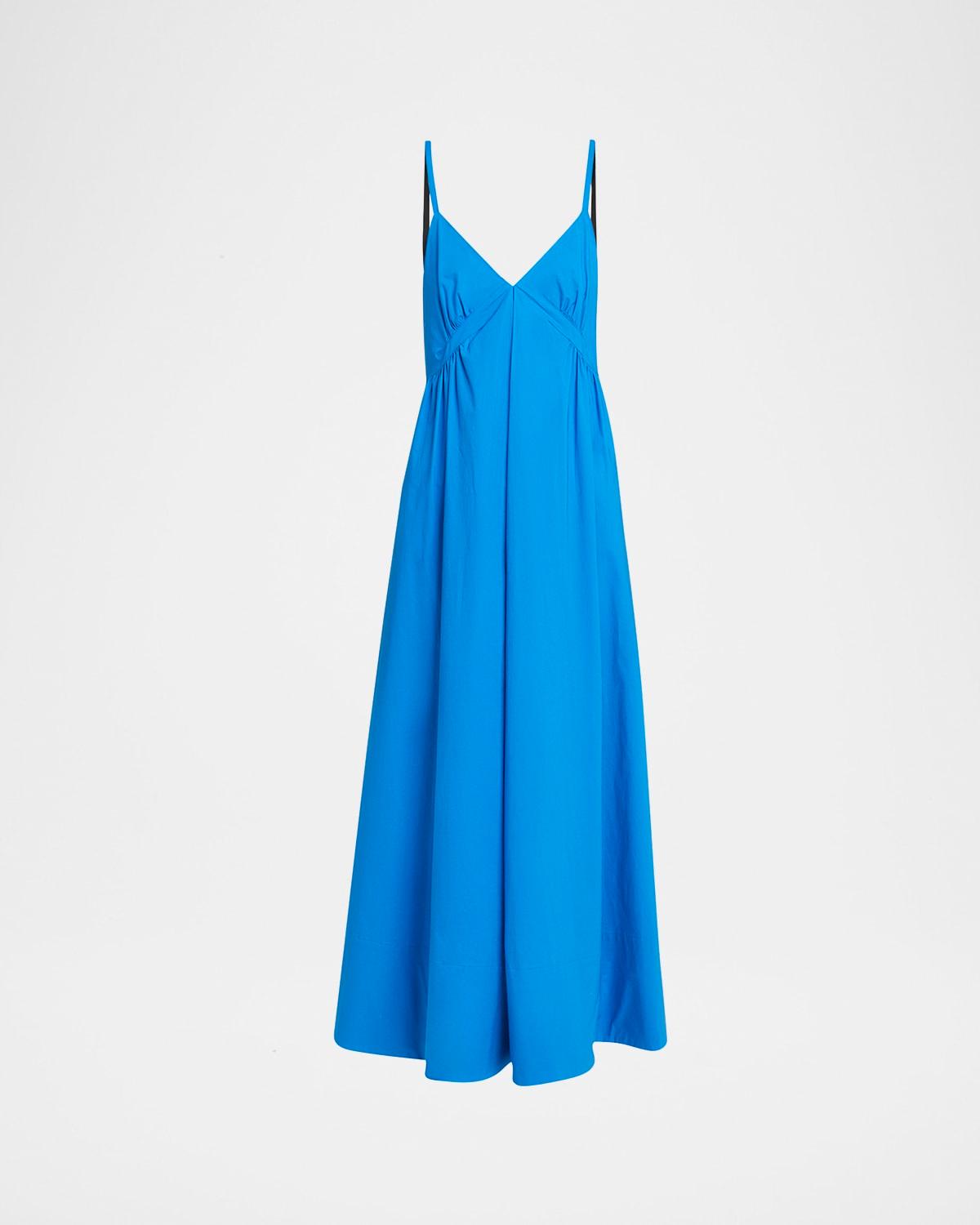 barker sleeveless stretch poplin dress
