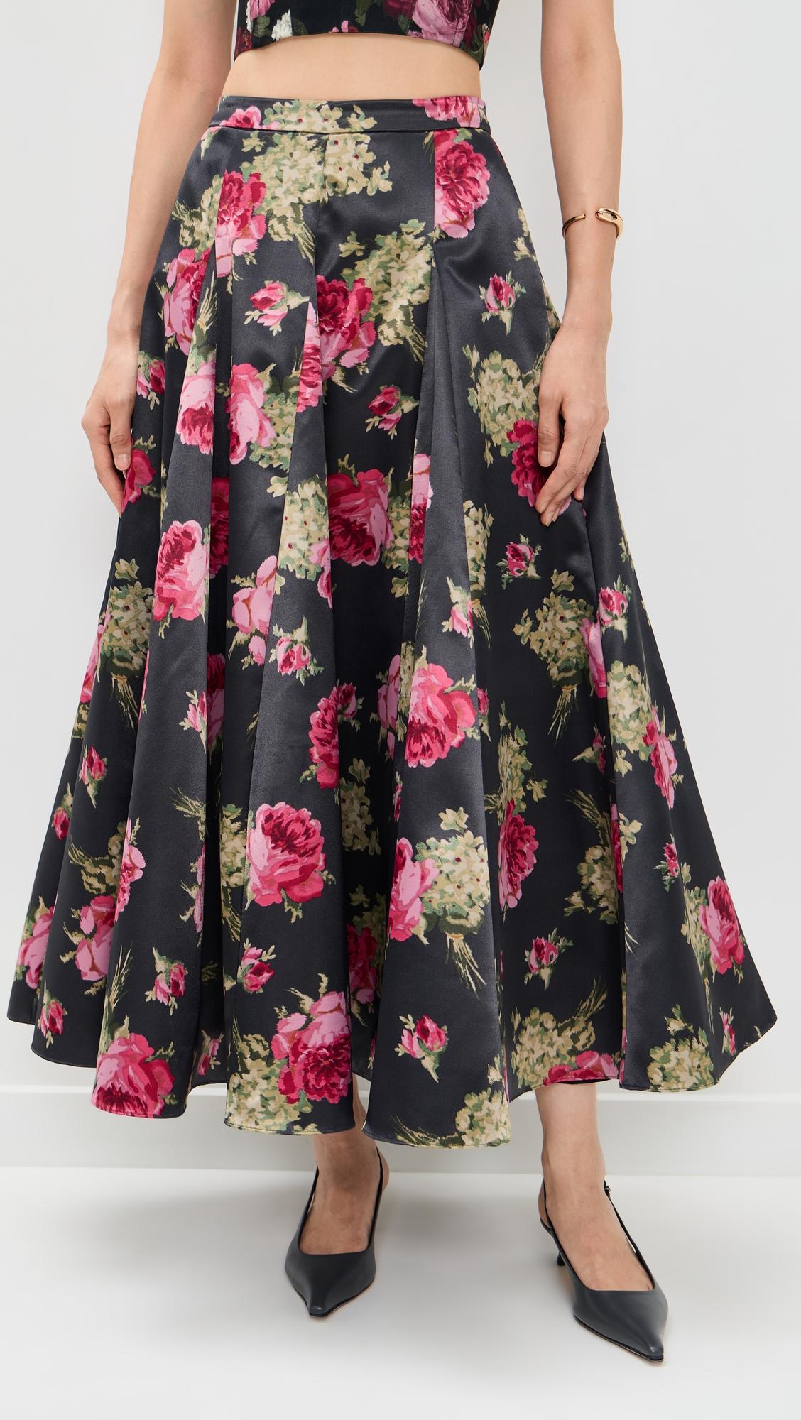 baroque roses hilda skirt