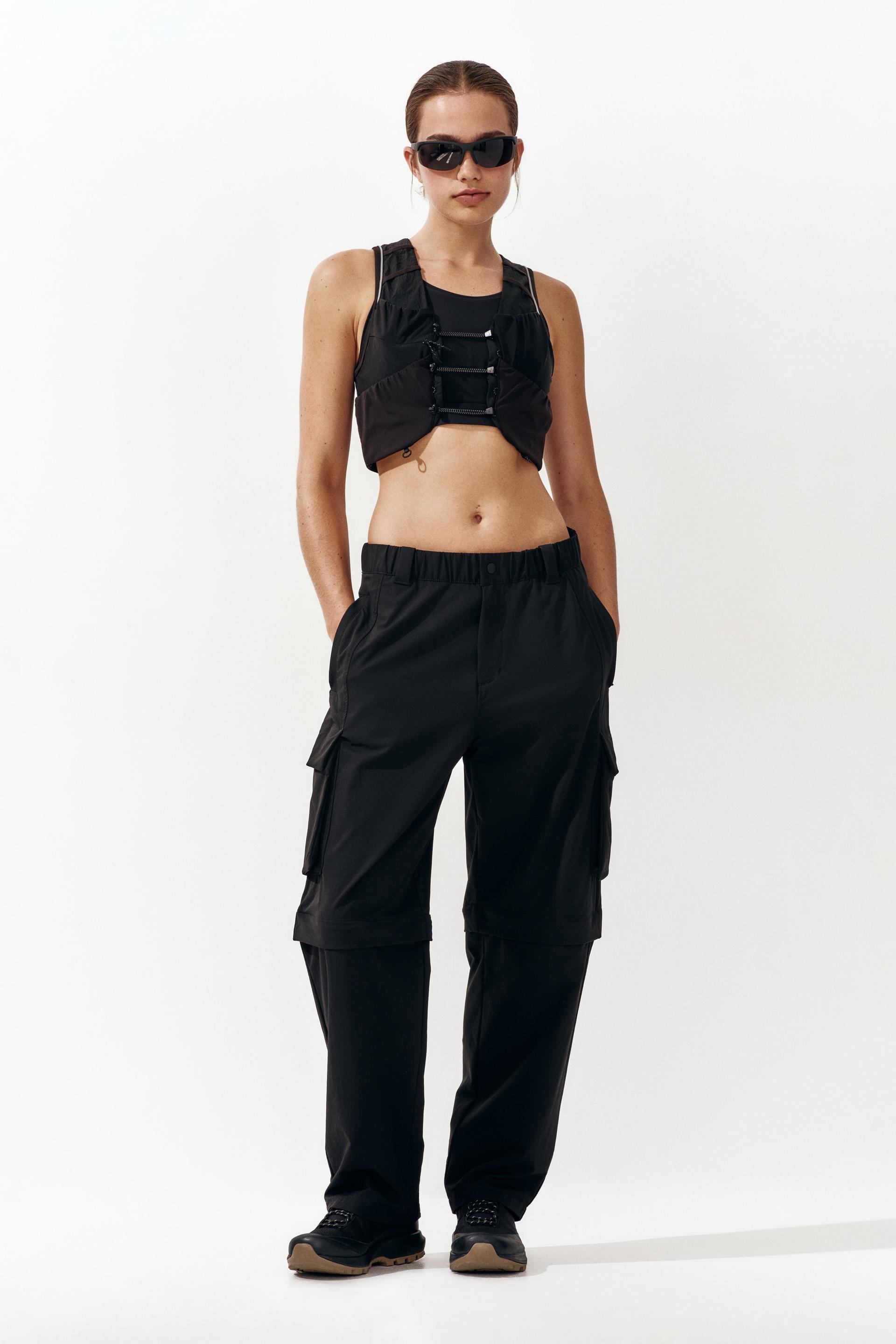 barrel-leg convertible pants