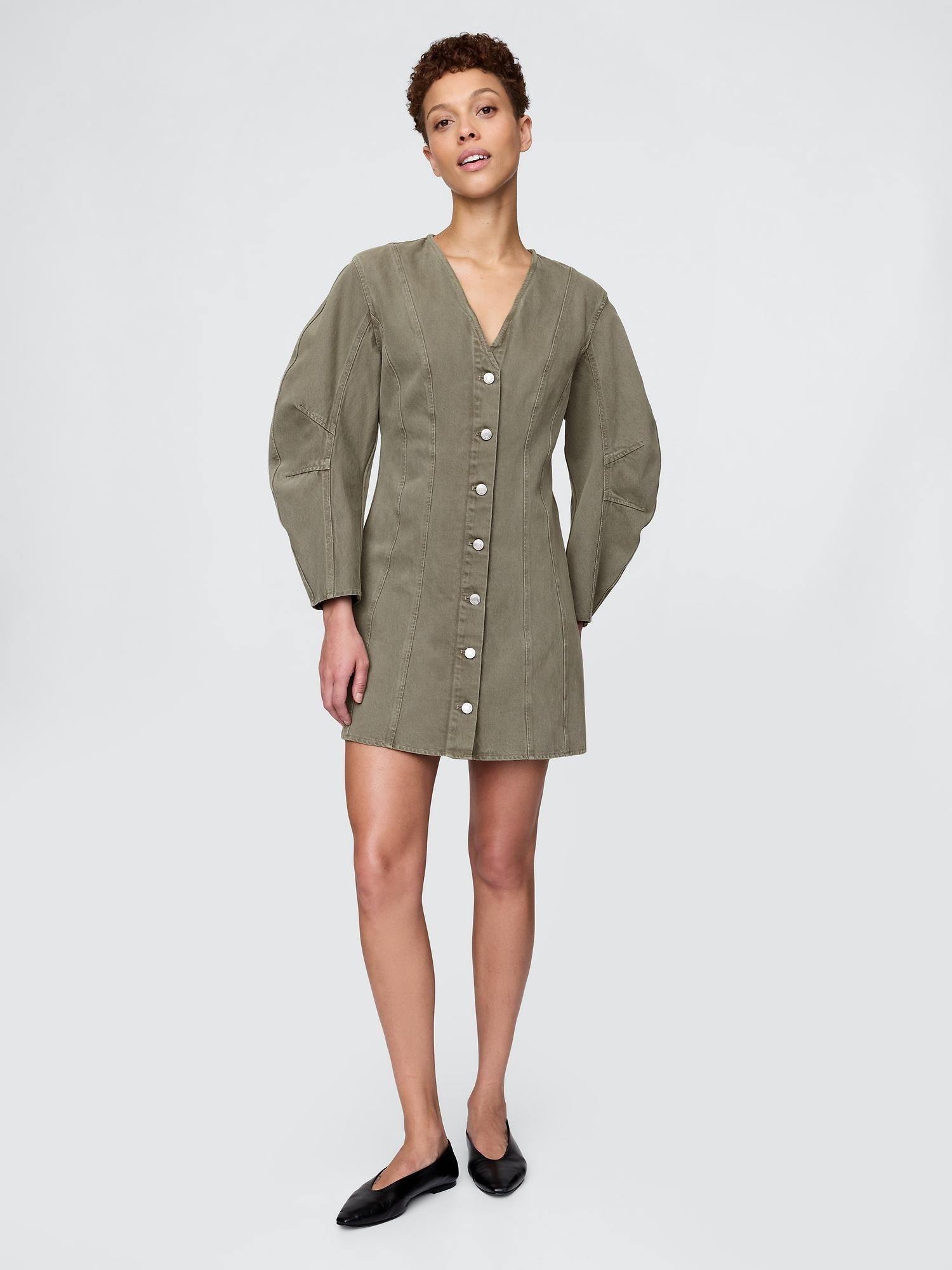 barrel mini dress