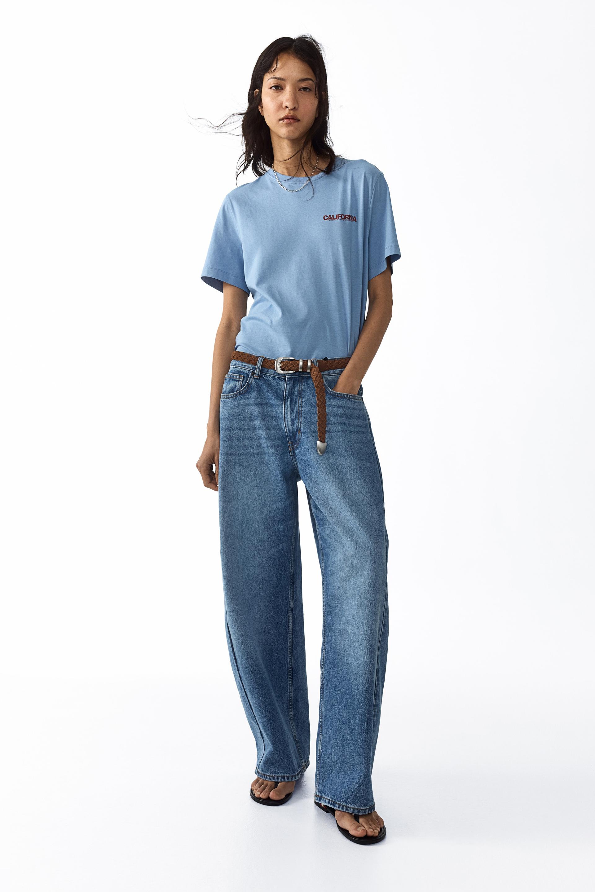 barrel regular waist jeans