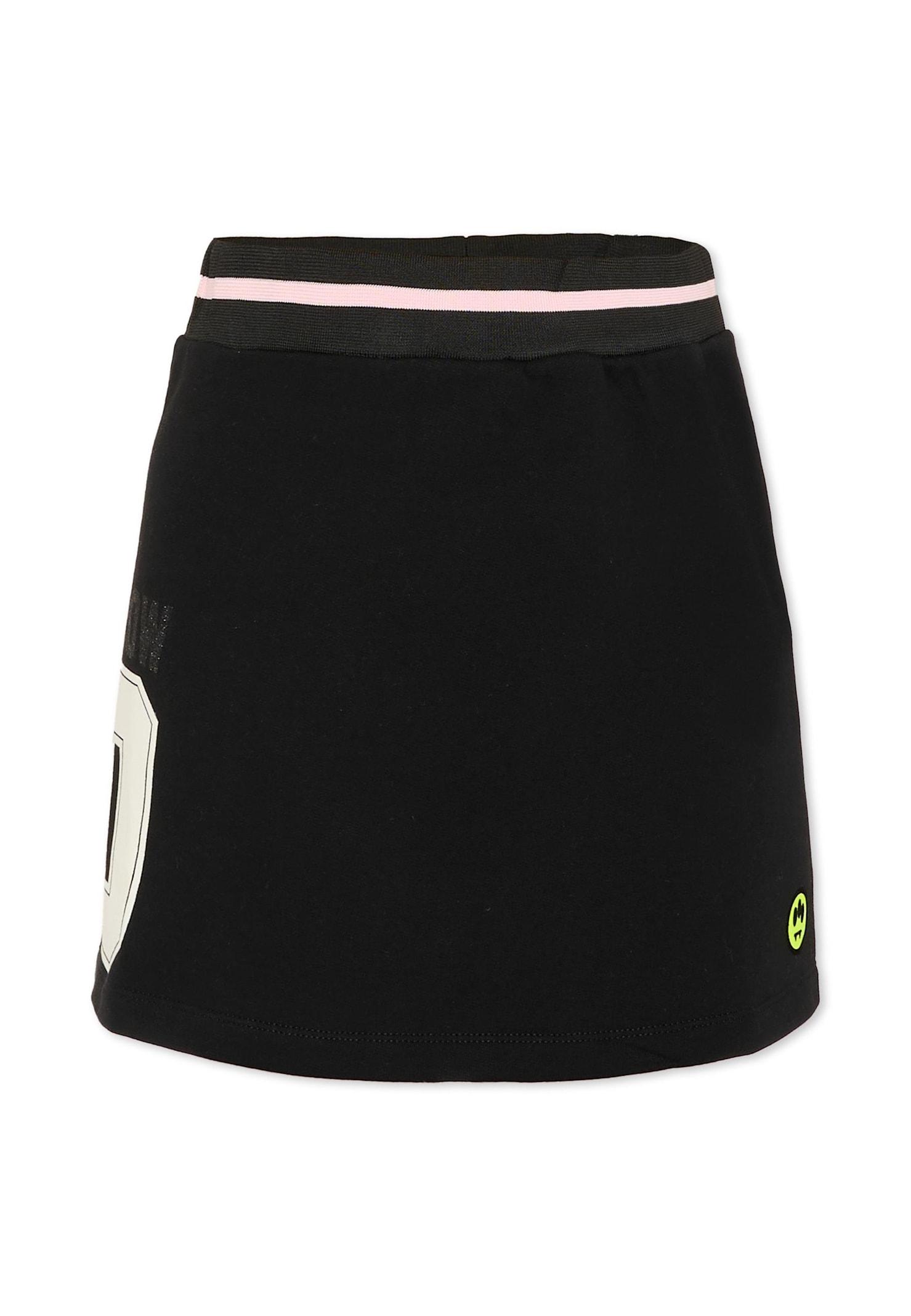 barrow black skirt for girl with logo