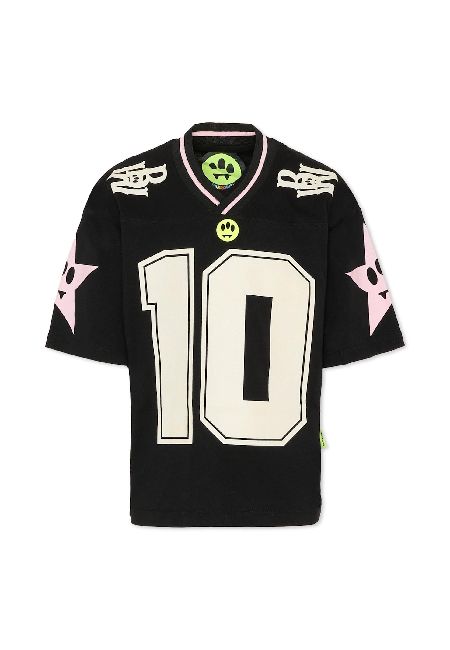 barrow black t-shirt for girl with logo