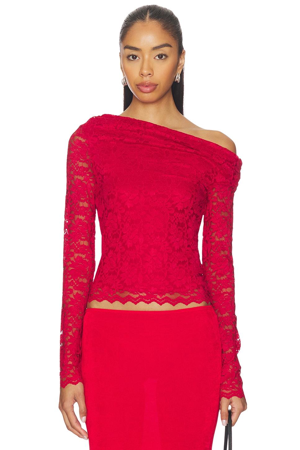 barry silken lace top