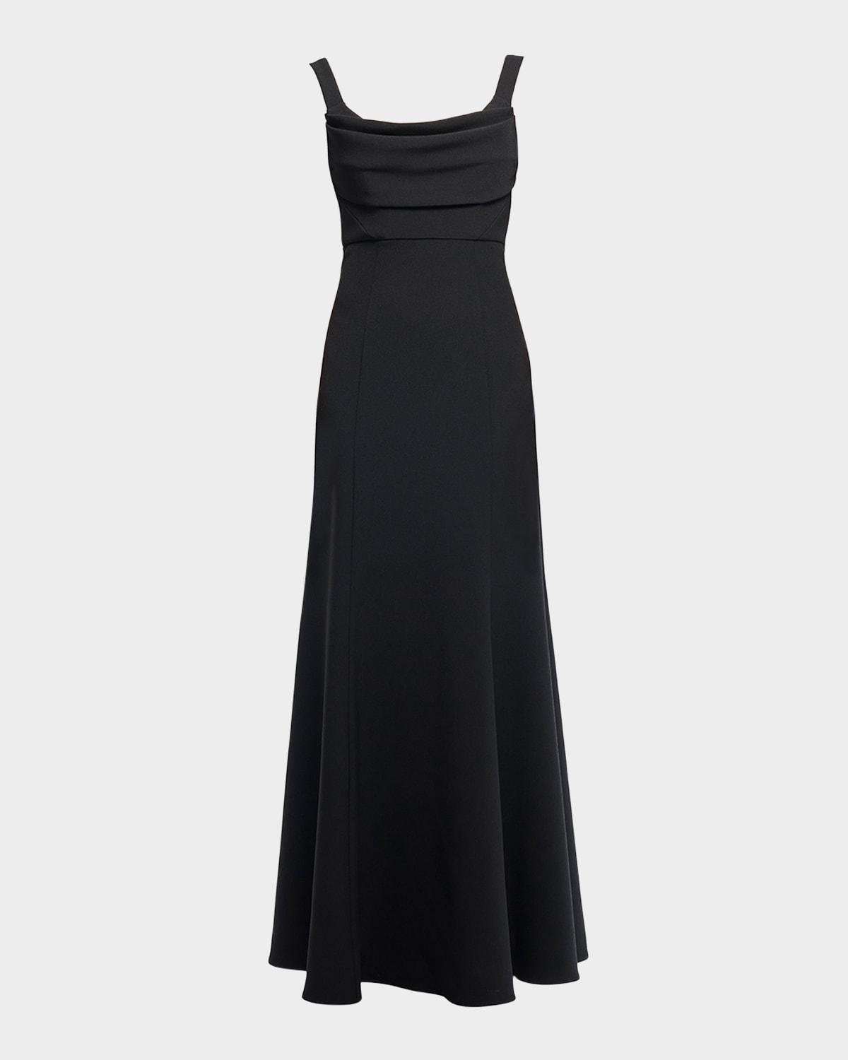 bartlett ruched long gown