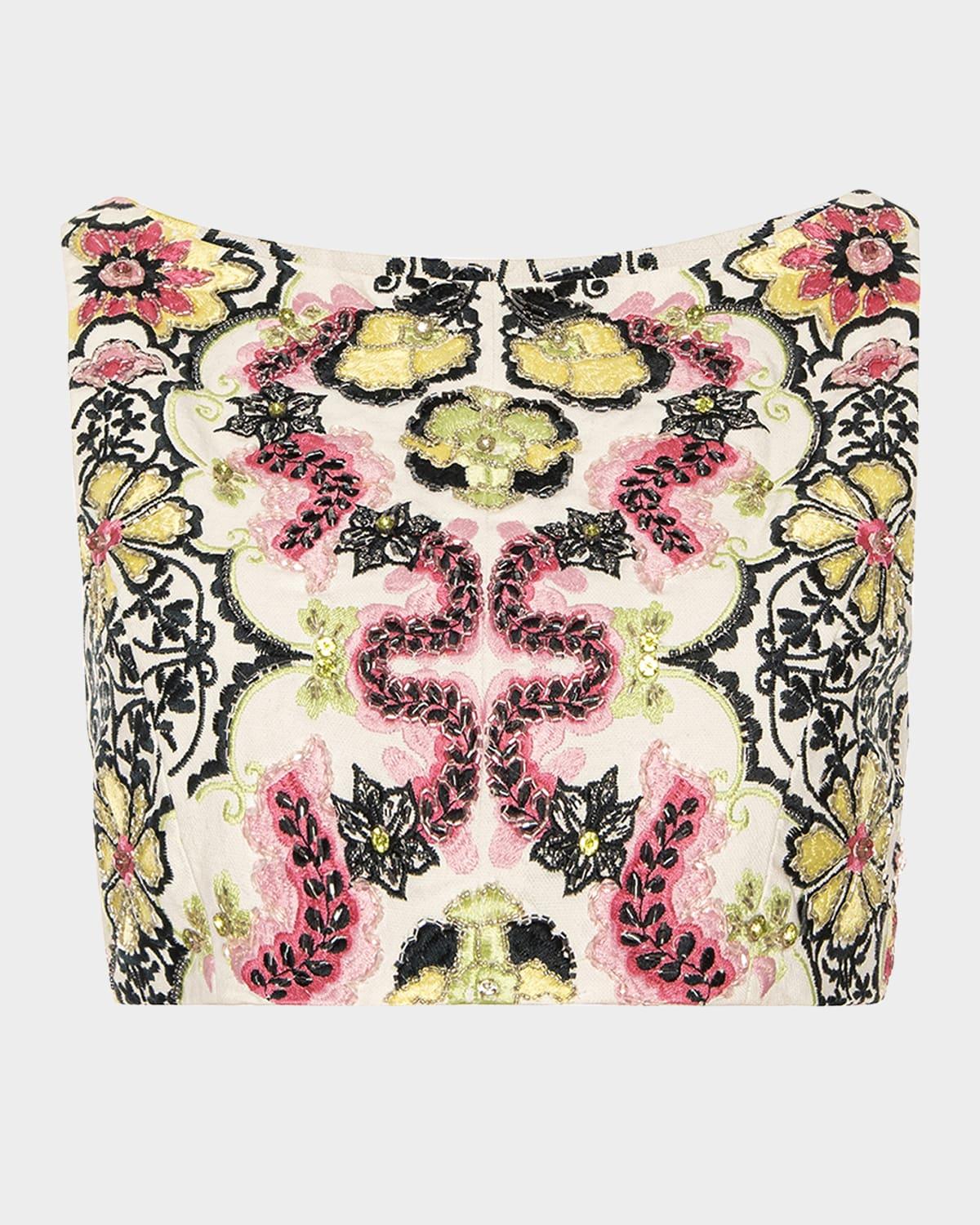 basa embellished crop top