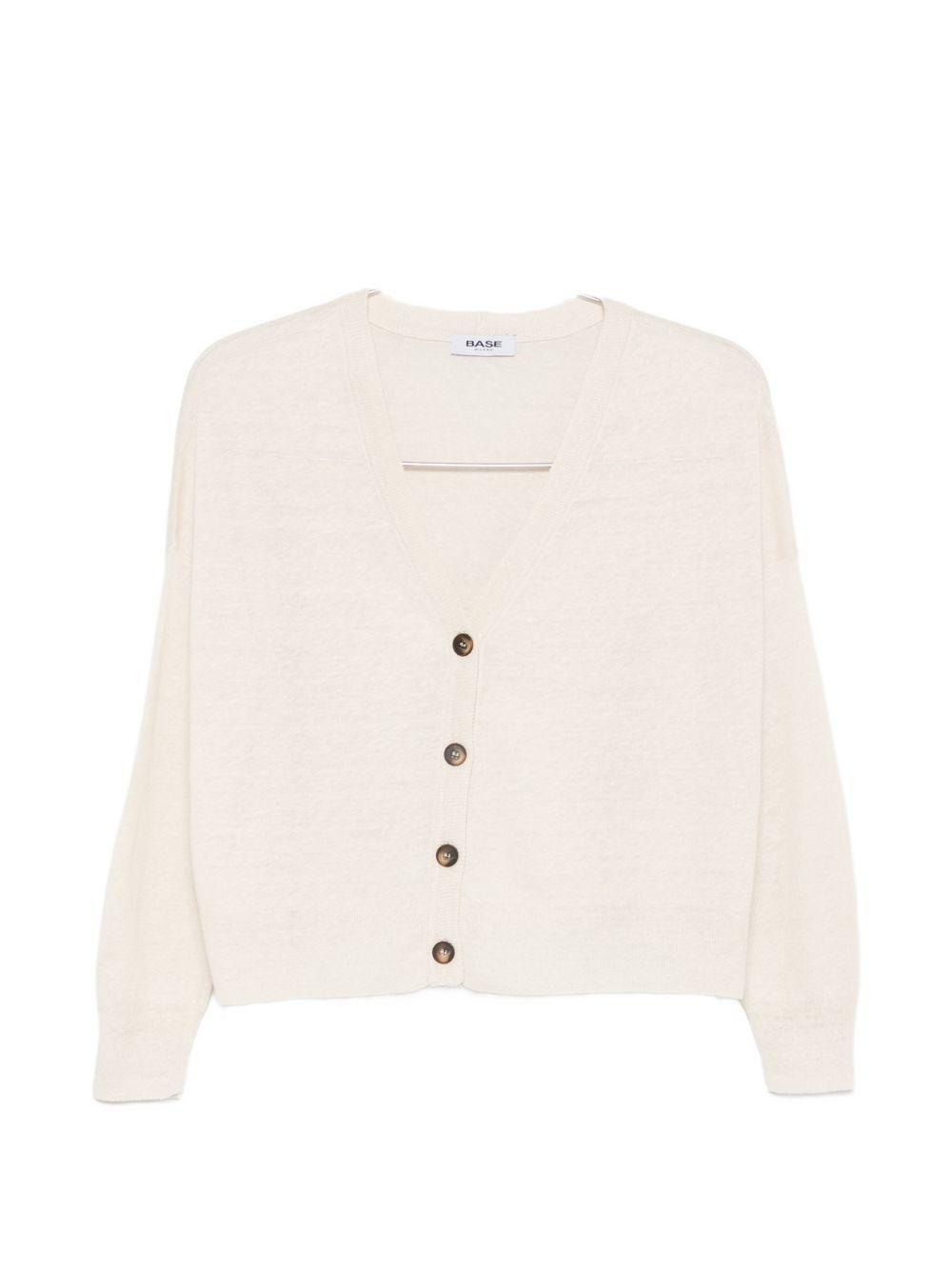 base sweaters beige linen/flax - women