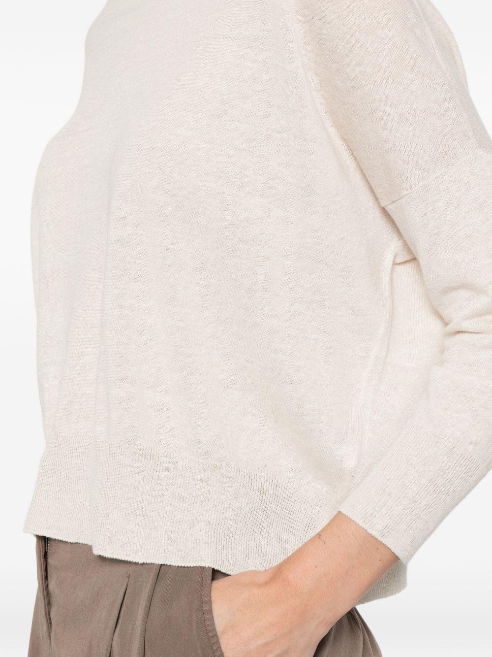 base sweaters beige linen/flax - women