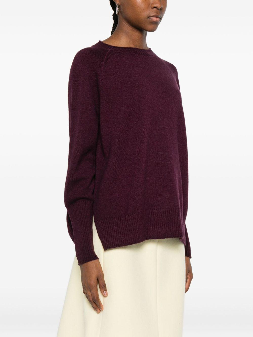 base sweaters purple silk - women