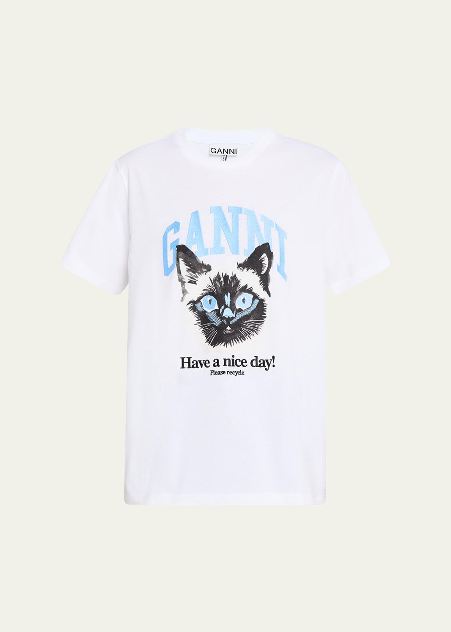 basic jersey cat relaxed t-shirt