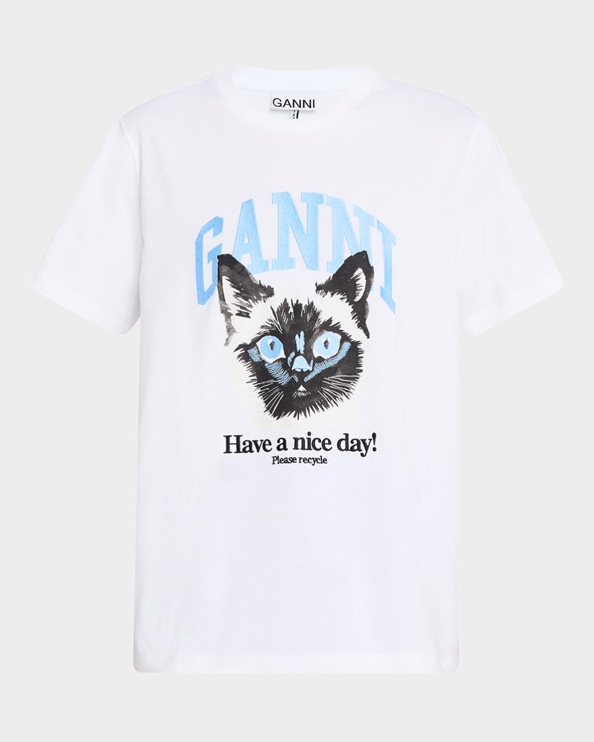 basic jersey cat relaxed t-shirt