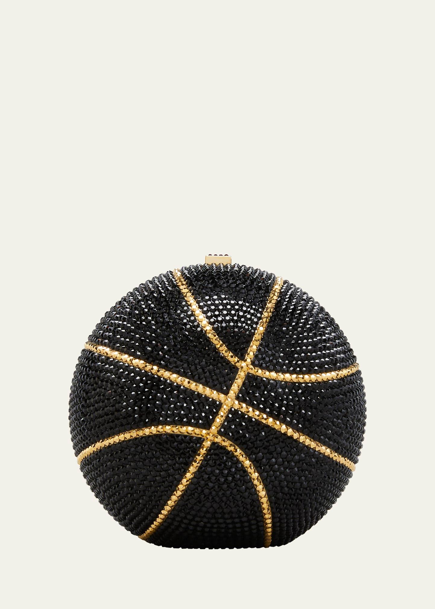 basketball crystal sphere clutch bag