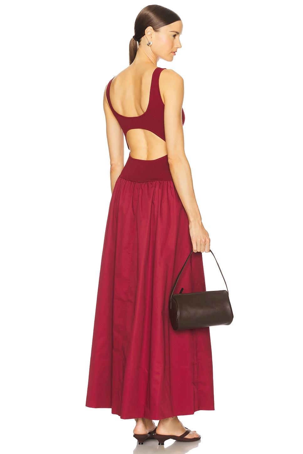bateau cut out dress