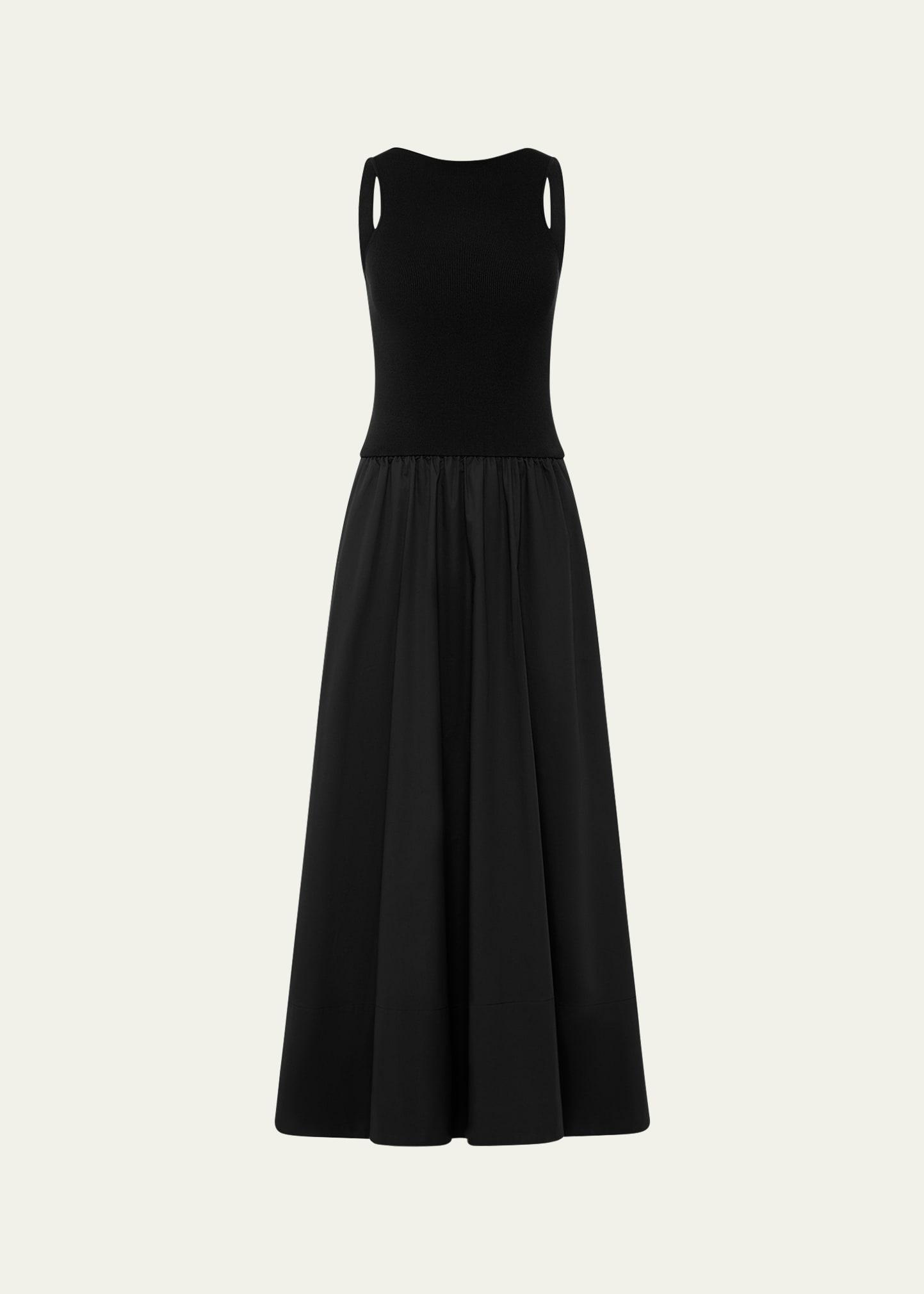 bateau cut-out dress