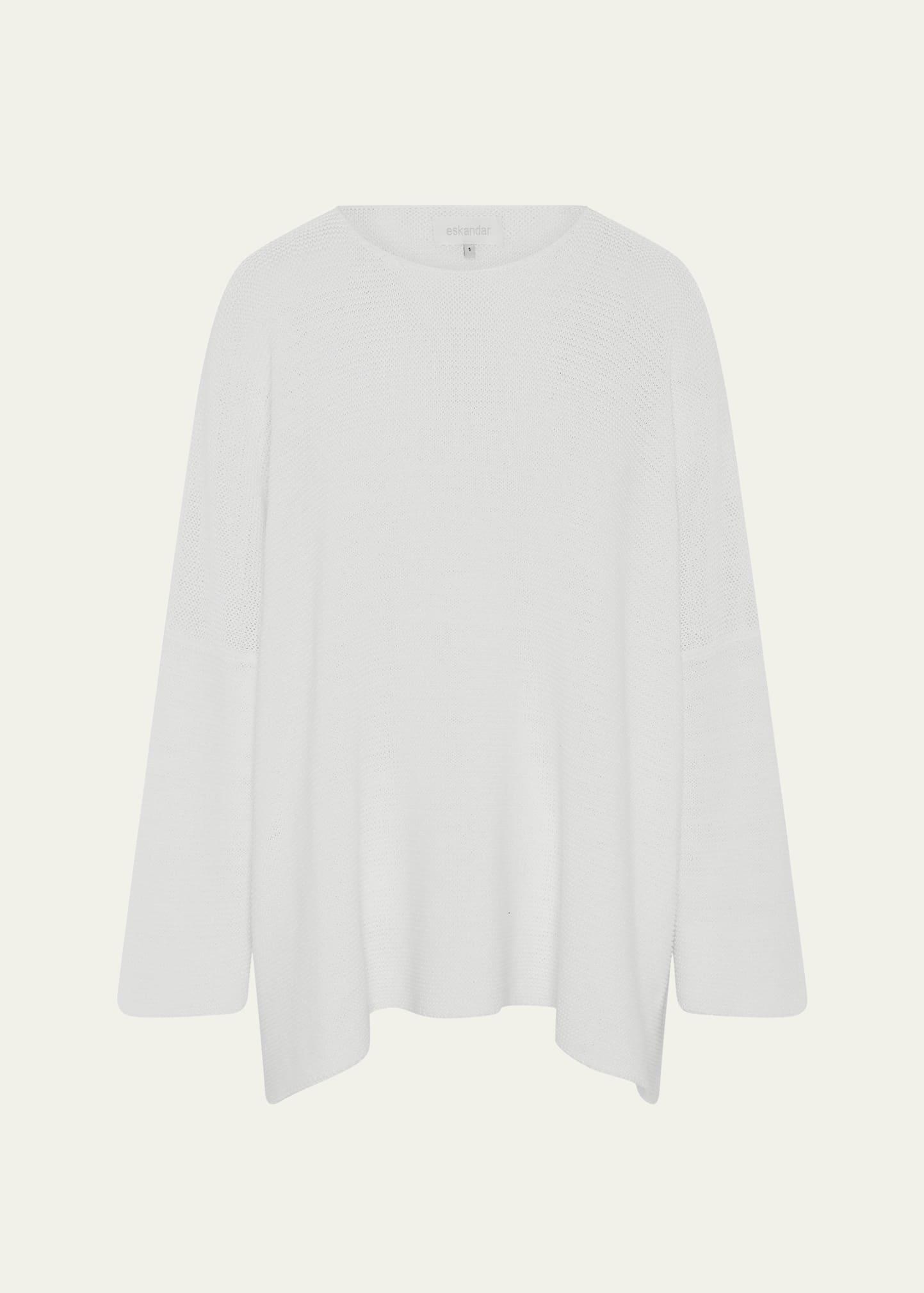 bateau neck sweater (mid plus length)