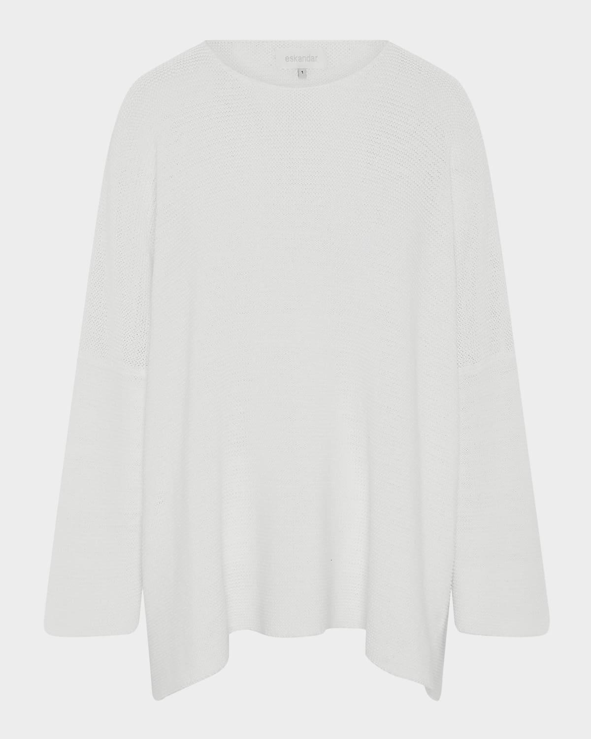 bateau neck sweater (mid plus length)