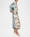 bath house silk shirtdress