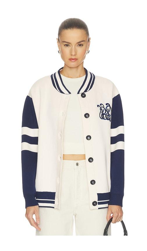 baum und pferdgarten chrissie jacket in cream,navy.