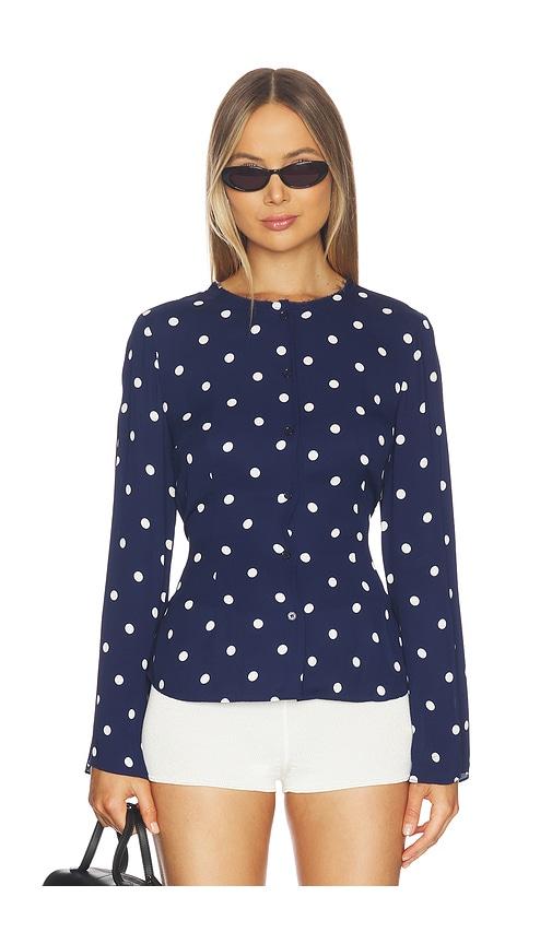 baum und pferdgarten madelie blouse in navy.