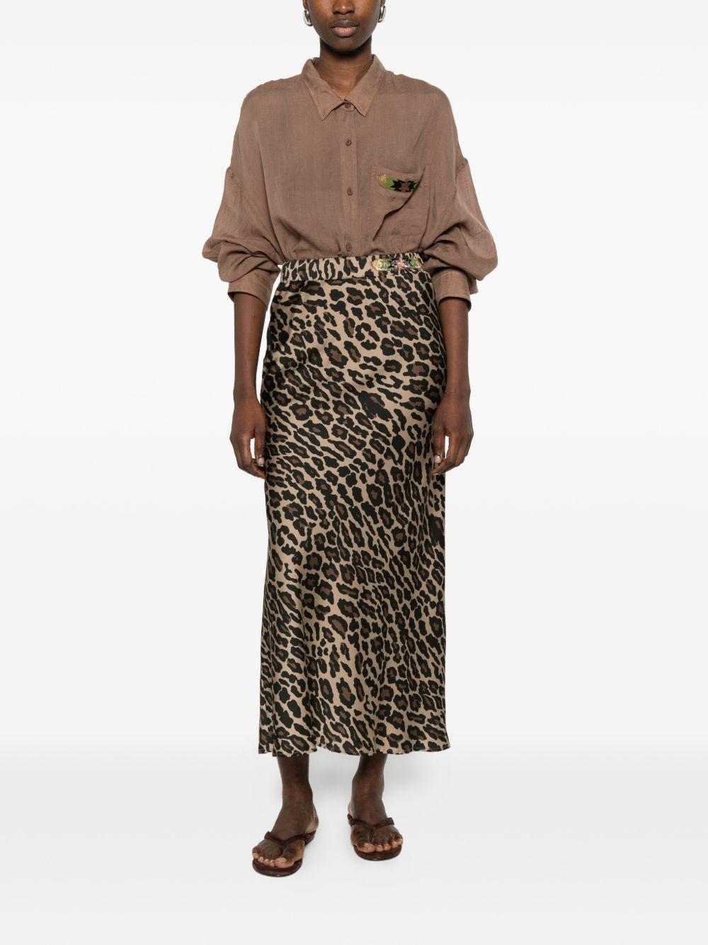 bazar deluxe skirts brown viscose - women