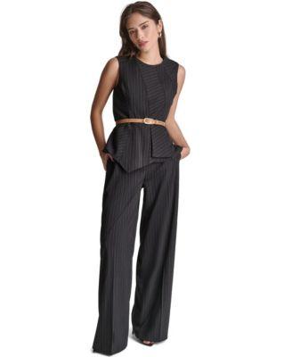 bcbg womens striped suit