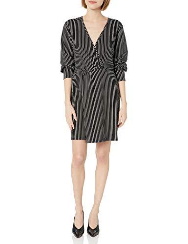 bcbgeneration women's long sleeve knit dress, black, xxs