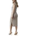 bcbgeneration women's sleeveless midi shift dress, champagne, small