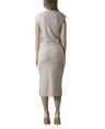 bcbgeneration women's sleeveless midi shift dress, champagne, small