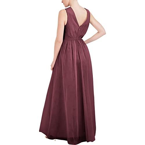bcbgmaxazria womens embroidered maxi evening dress red 4