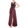 bcbgmaxazria womens embroidered maxi evening dress red 4