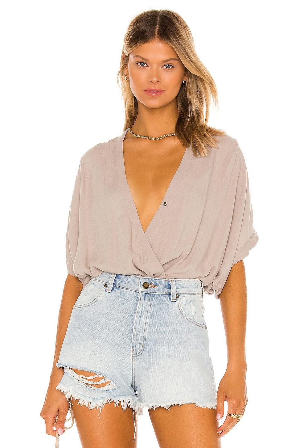 beach crepe top