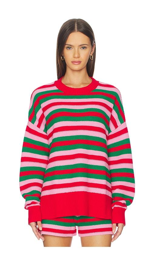 beach riot callie sweater in multi.