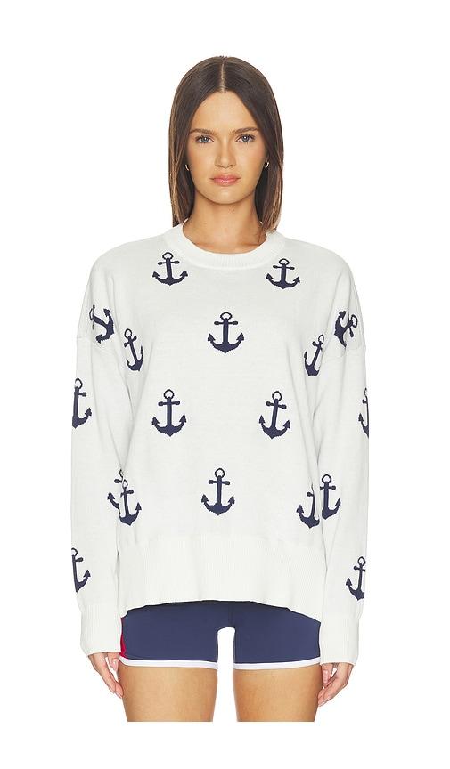 beach riot callie sweater in white.