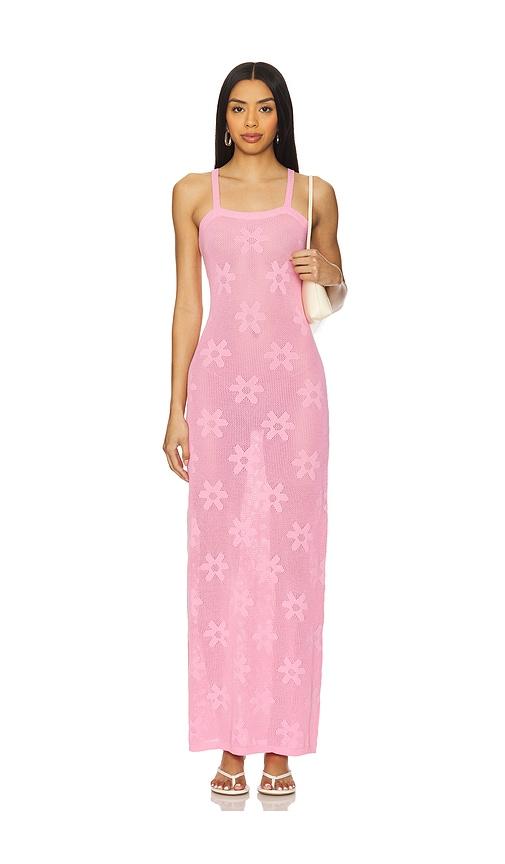 beach riot conrad dress in pink.