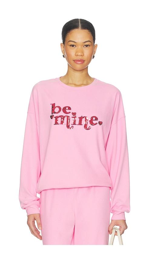 beach riot devyn oversized sweater in pink.