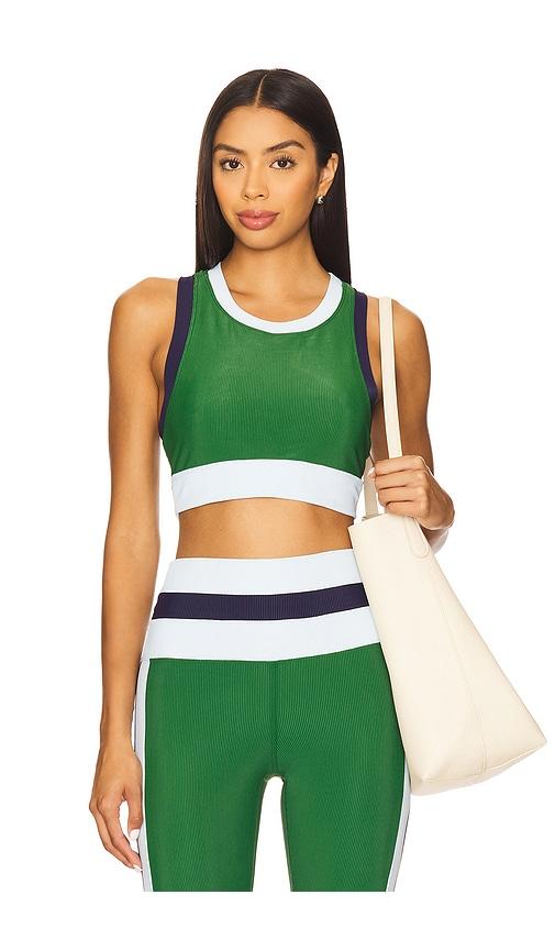 beach riot gwen top in green.
