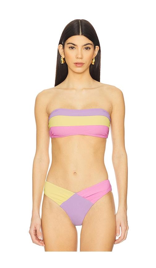 beach riot kay top in purple,pink.
