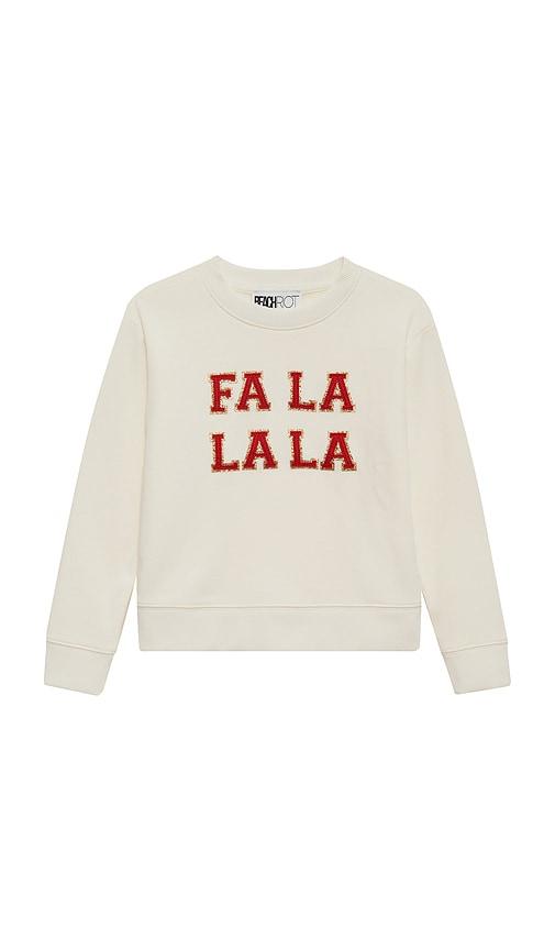 beach riot kids little casia top in ivory.