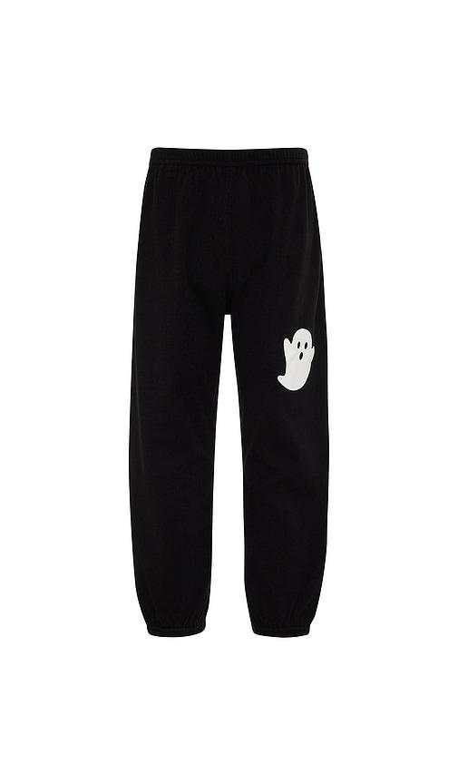 beach riot kids little georgie pant in black.