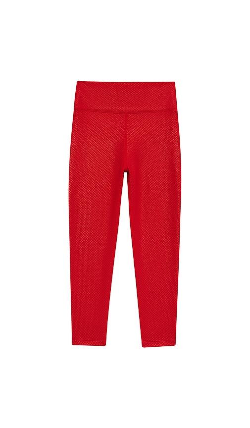 beach riot kids little peppa legging in red.