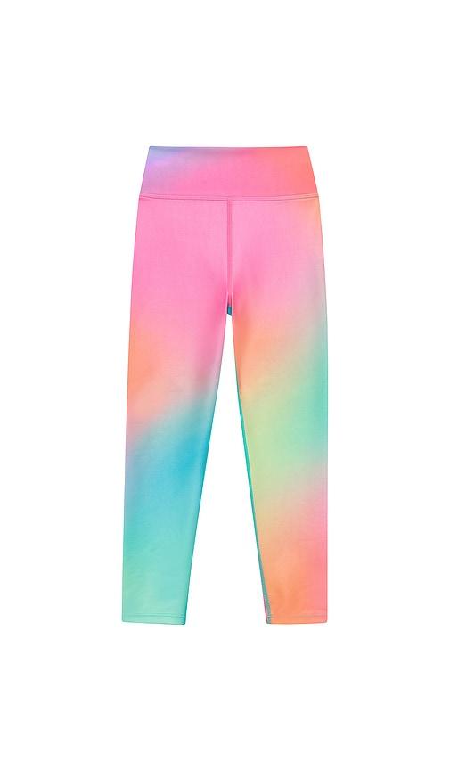 beach riot little peppa legging in pink, blue.