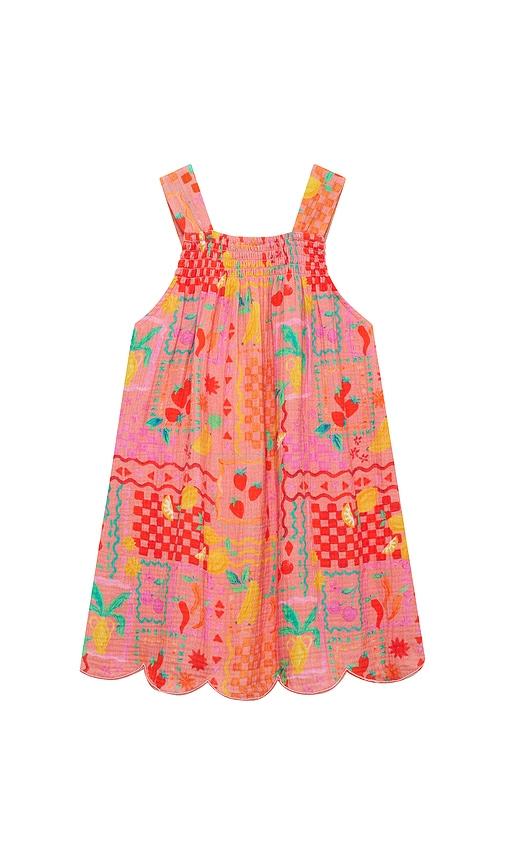 beach riot little selma dress in pink.