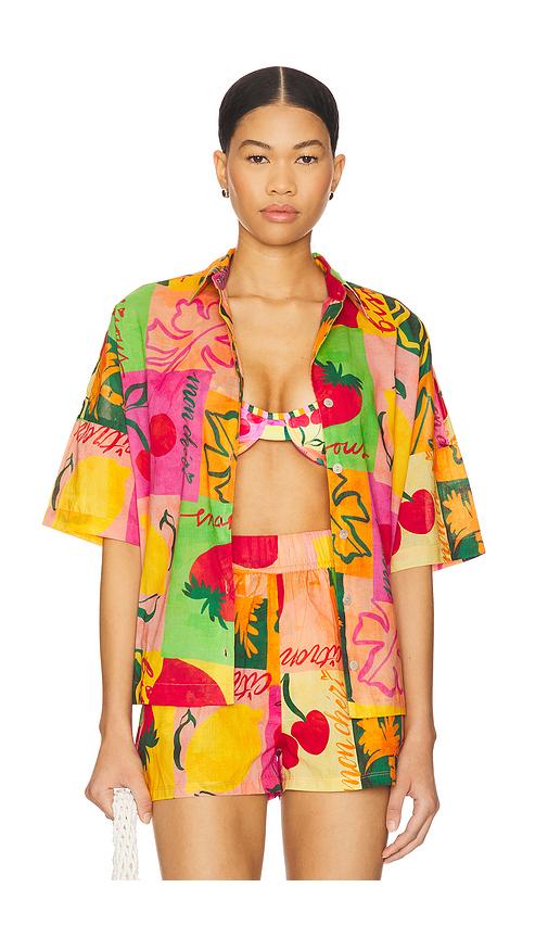 beach riot naida top in orange.