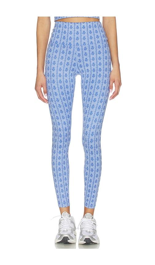 beach riot piper legging in blue.