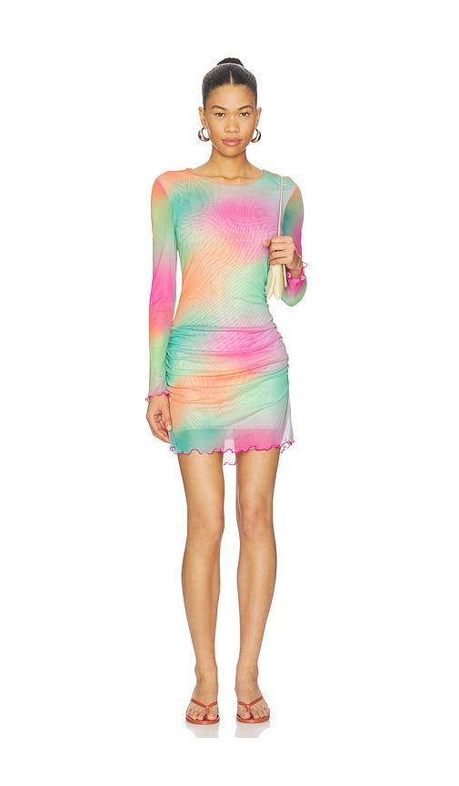 beach riot roma mini dress in green.